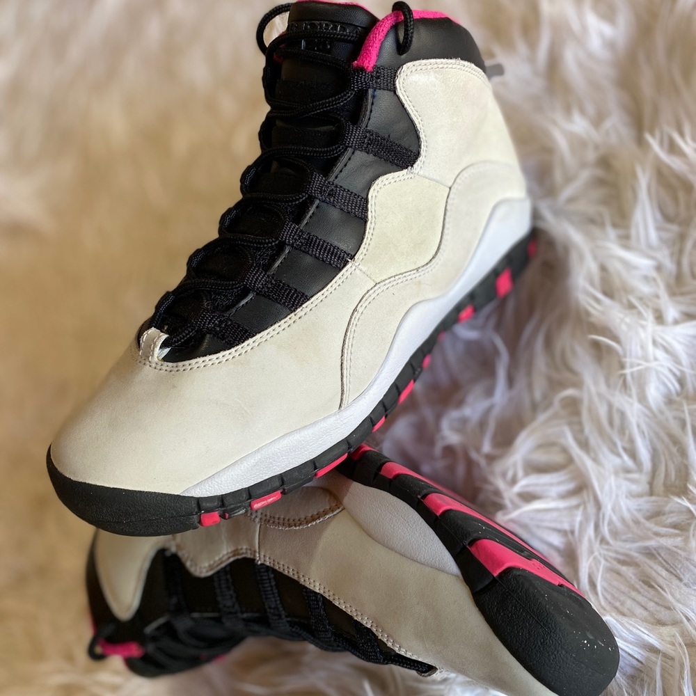 Air Jordan 10 Vivid Pink Size 7Y